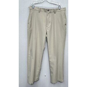 Callaway Golf Pants Men 36x30 Beige Khaki Performance Stretch Flat Front Grip